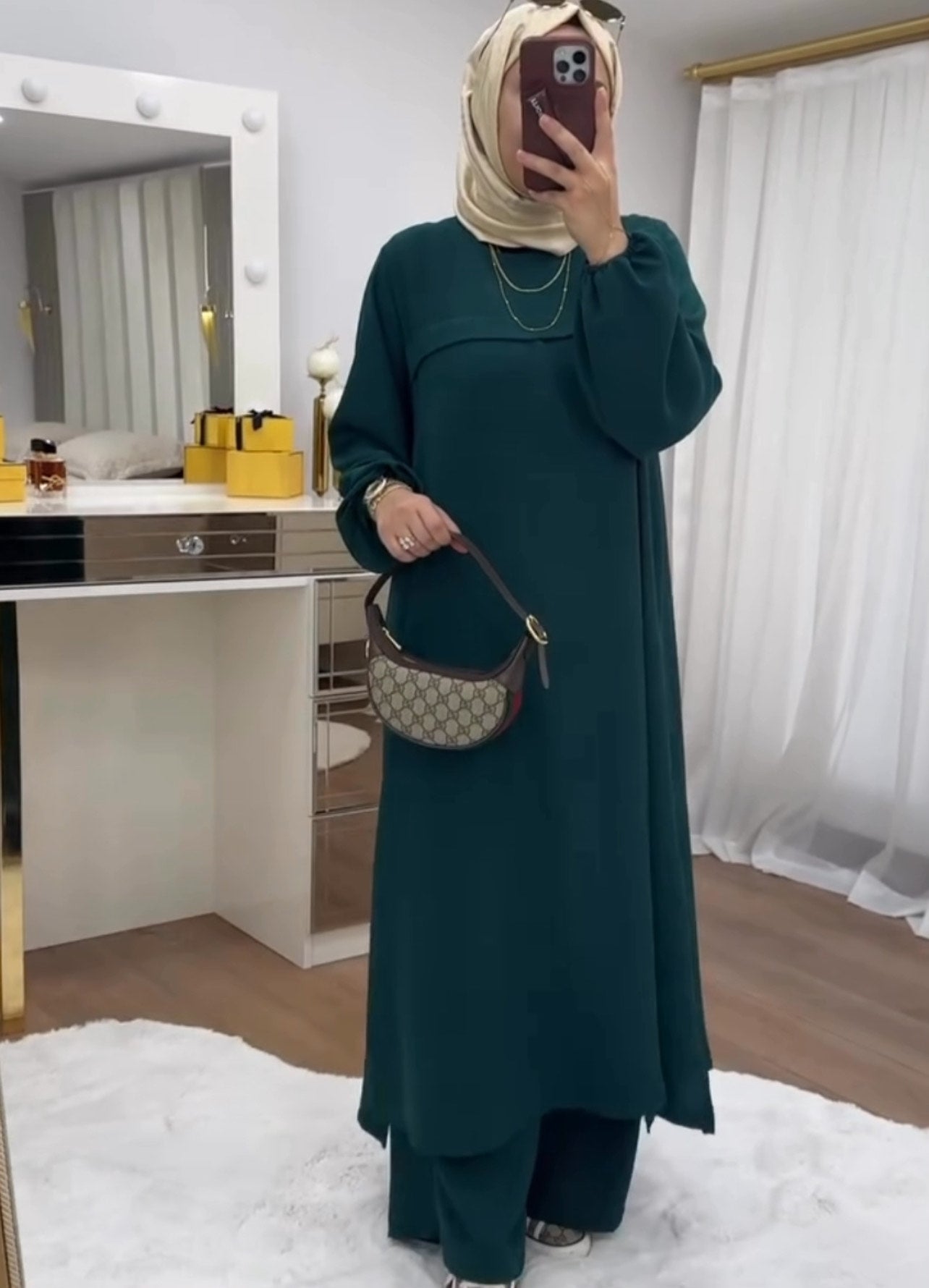 طقم حجاب ستايل تركي