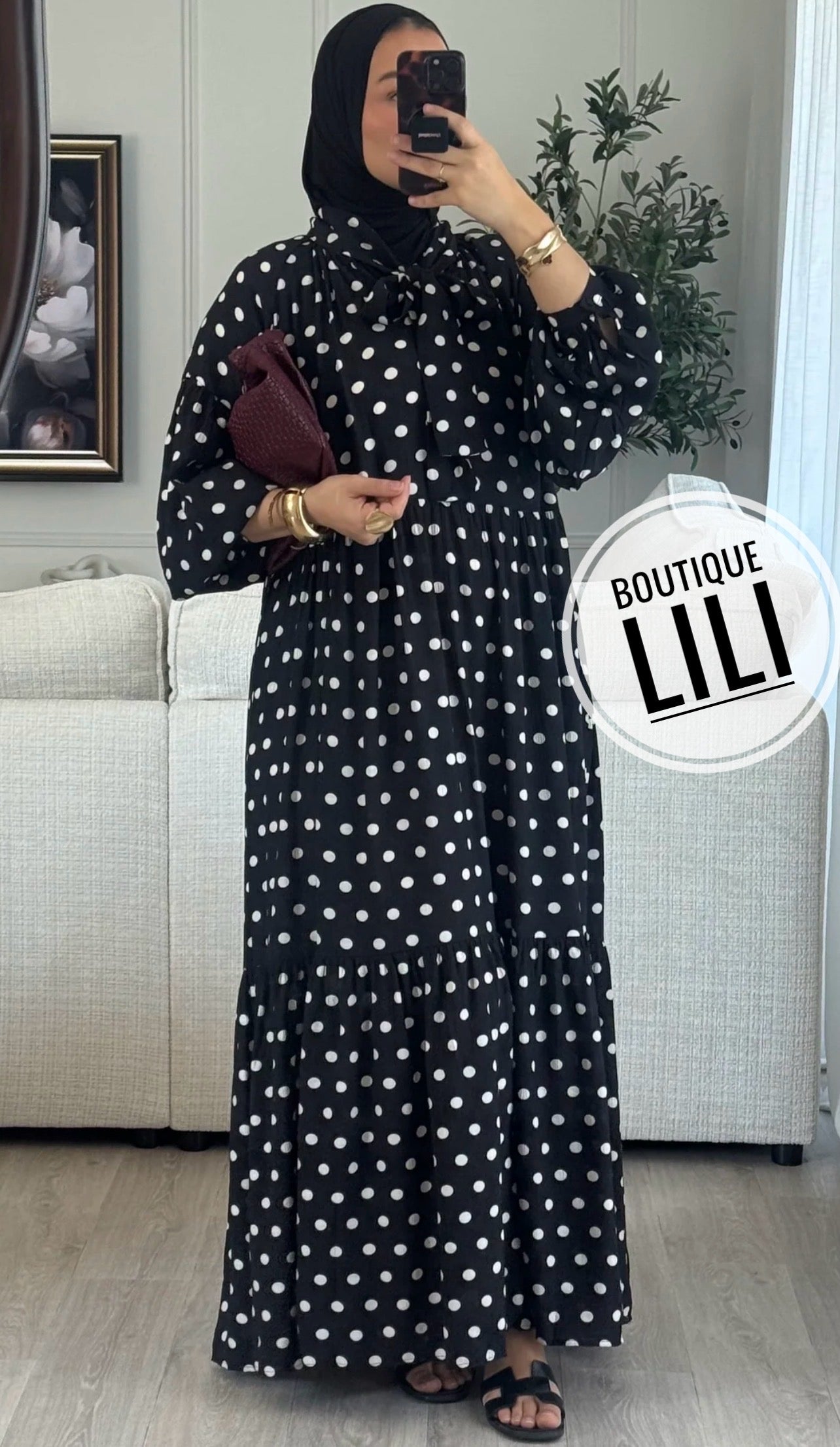 Robe polka tendance été 2026