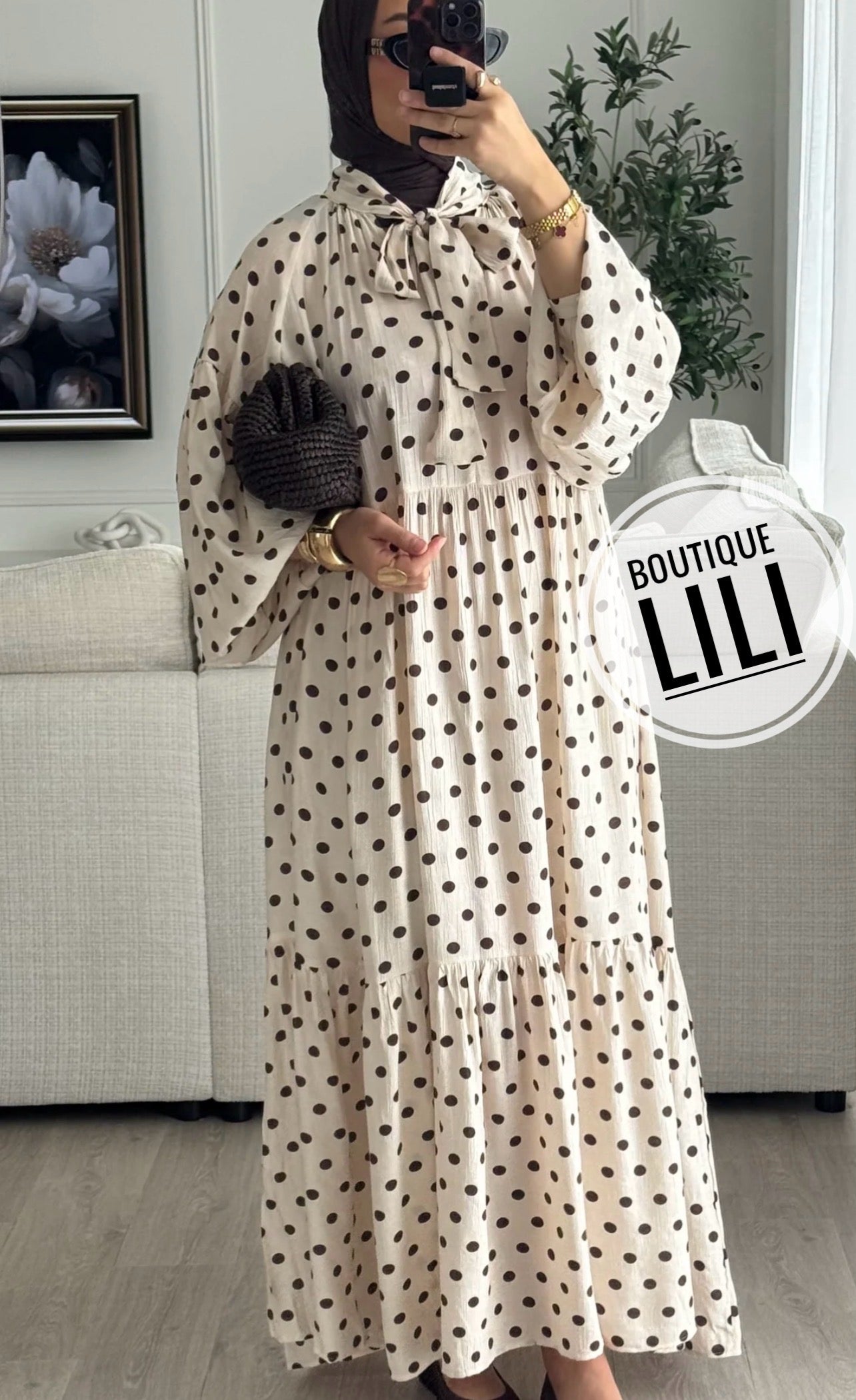 Robe polka tendance été 2026